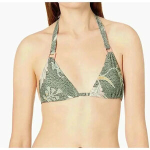 Seafolly Women's Standard Slide Triange Bikini Top Swimsuit, OliveLeaf, 8